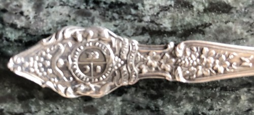 Antique Sterling Souvenir Spoon Missouri State Seal, State Capitol, Corn - Picture 5 of 8