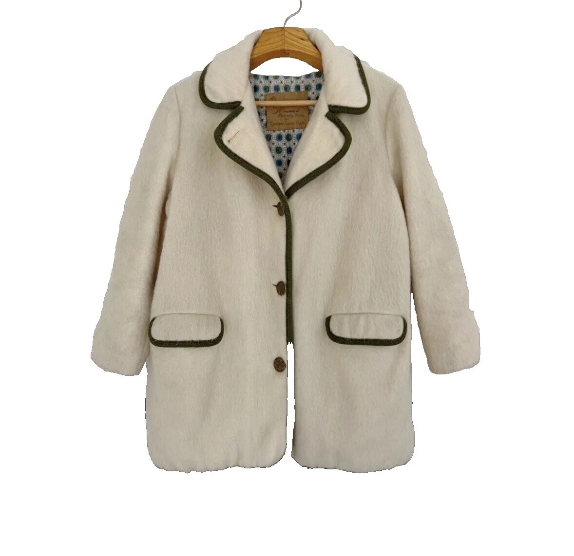 Abrigo Ocasión Especial 100% Lana Vintage abrigos, chaquetas y chalecos para Mujeres