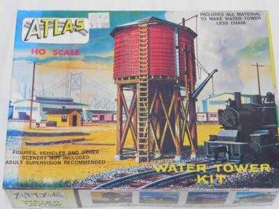 #ad #ad HO Gauge ATLAS Railroad Water Tower Kit 703 Plastic Model Train Building Kit $12.99