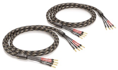 Viablue -SC-4 Silver- HighEnd Lautsprecherkabel - bi-amping - crimped - Cobra