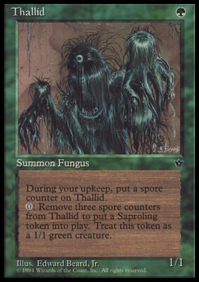 Magic the Gathering MTG Thallid (74a) Fallen Empires   LP
