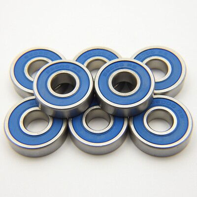 8 Stück SS 6000 2RS (10x26x8 mm) Edelstahl Kugellager Rillenkugellager Niro
