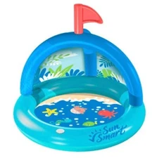 Pool Kiddie Kids Baby Pool Greyland 2+ Sun Smart Splash 'n Play 36 in Pool Toy O