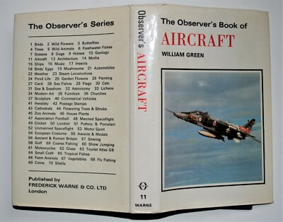 The Observer´s Book of Aircraft William Green  Warne Verlag 1977