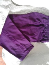Alfred Dunner AMETHYST, Purple Warm Pants,With Pockets  Elastic Waist 12 Short