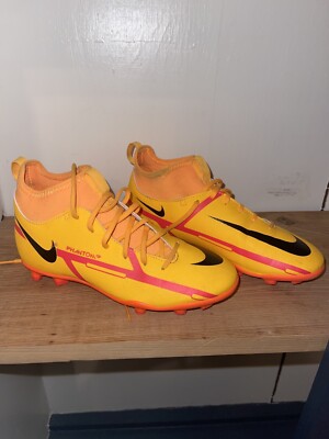 Boys 3.5Y Nike Phantom GT2 Academy DF FG MG DC0819-808 Laser Orange