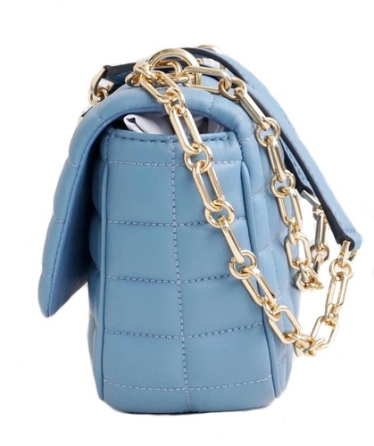 Michael Kors Tasche Handtasche Tribeca Large Chain Shoulder Leder French Blue Ne - Bild 10 von 15