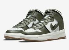 Nike Dunk High Up Women's Size 5.5 Summit White/Cargo Khaki-Black DH3718-103