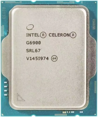 CPU Intel Celeron G6900 CPU LGA170 12Th Gen Intel Celeron G6900 LGA 1700 CPU Processor 3.4GHz Dual