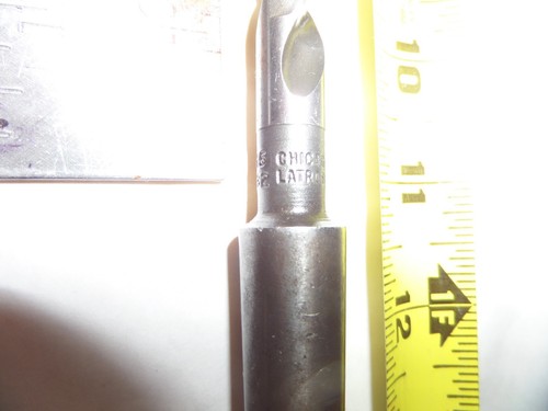 Chicago Latrobe 15/32" Drill Bit 2MT, 2 Morse Taper 14-1/4" OAL ((#D129)) - Picture 2 of 11