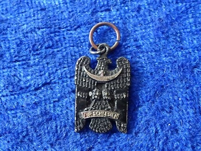 Schlesisches Bewährungsabzeichen "Schlesischer Adler" alt, 16mm Miniatur TypII - Bild 1 von 2