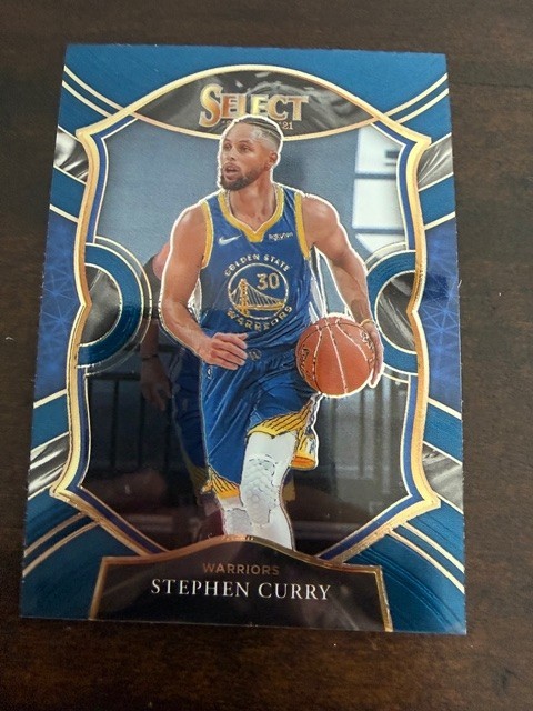 2020-21 Stephen Curry Panini Select basketball card - #57 - Golden State