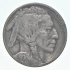 1936-D Indian Head Buffalo Nickel Average Circ *0170
