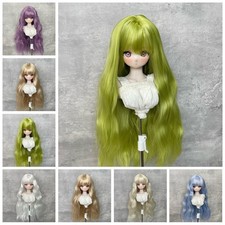 New 1/3 1/4 1/6 BJD Hair Long Wavy Soft Wig for Ball Jointed BJD Dolls 8 Colors
