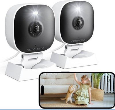 2K Cameras for Home Security Indoor/Outdoor,Inside Cameras for House/Baby/Elder