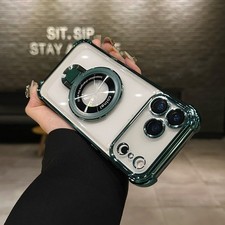 For iPhone 17 Pro Max 16 15 14 13 12 Shockproof Mag Safe Stand Case Lens Cover