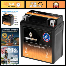 5L-BS 12V 5Ah Maintenance-Free Battery Replacement for ATV, Motorcycle, Scooter,