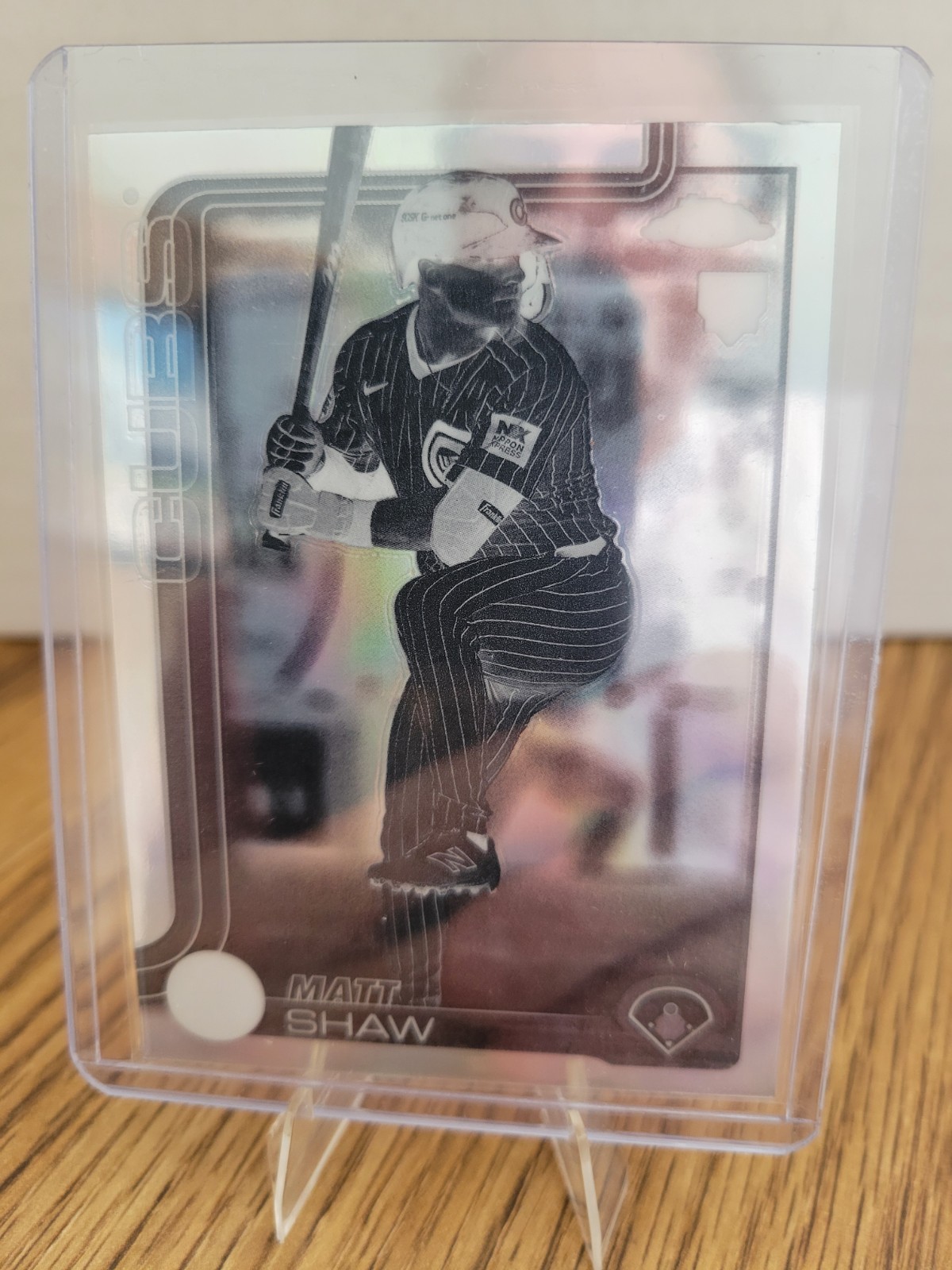 2025 Topps Chrome - Matt Shaw #219 Negative Refractor (RC)