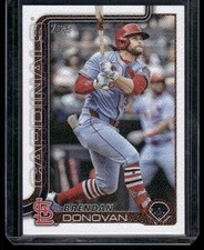 2025 Topps Series 2 Brendan Donovan Canvas /50 St. Louis Cardinals #416