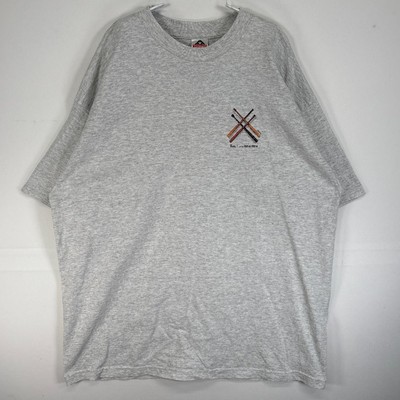 ALSTYLE APPAREL 2000s Herren Baseball T-Shirt Heather Gray Cotton 2XL Gebraucht
