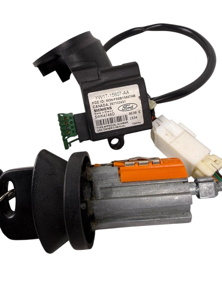 Kit transceptor PATS Explorer Mustang Expedition 98-04 OEM 98-04 con llave y cilindro Foto 3 de 4