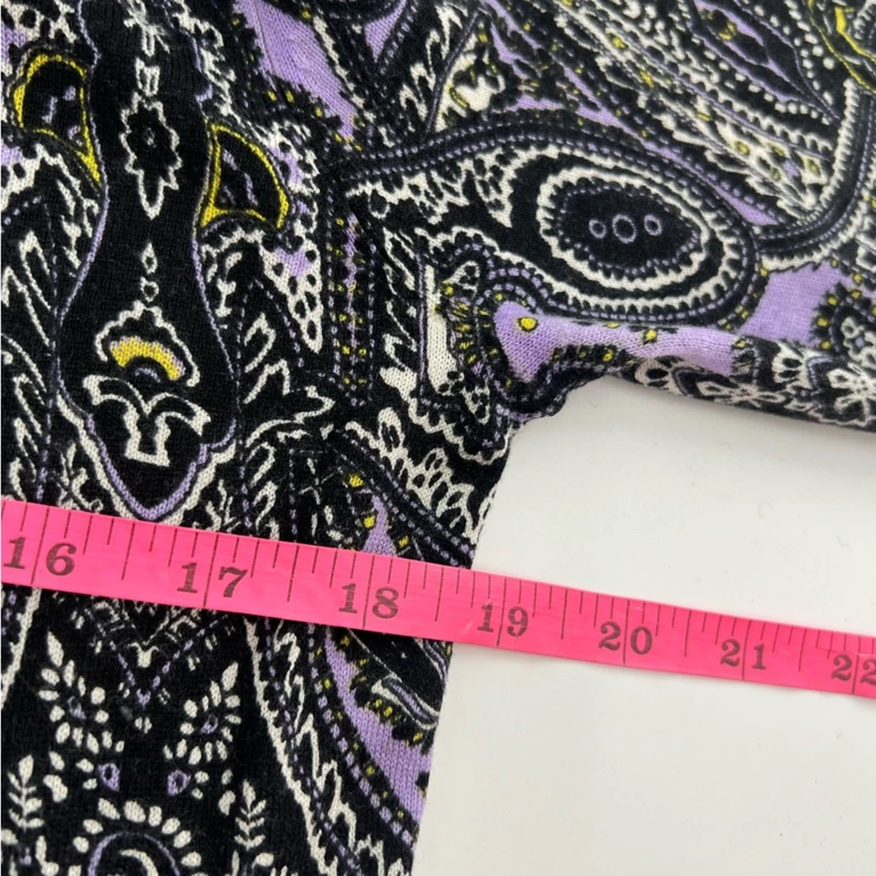 Cárdigan abierto Paisley colección cachemir Neiman Marcus talla M Foto 4 de 4