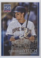 2019 Topps Update 150 Years of Professional Baseball Blue Christian Yelich 1y9