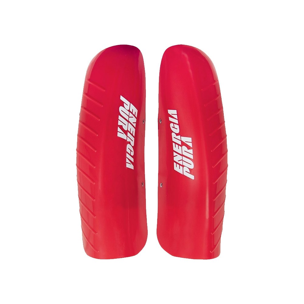 Protège-tibia rouge junior pour sport enfant coque de protection football et tibia01
