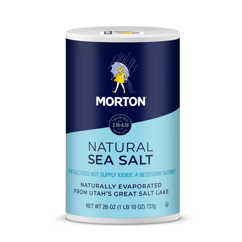 Morton Iodized Salt Round Can 26oz / 1.625 lb / 737g Sealed New ...