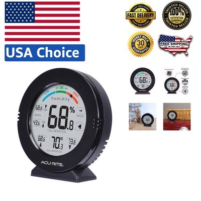 Pro Accuracy Temperature & Humidity Gauge with Alarms - Perfect for Home Comfort