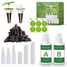 122 Pcs Universal Seed Pod Kit, Square Hydroponic Grow Set with 30 Sponges, 3... 0.28 per gallon
