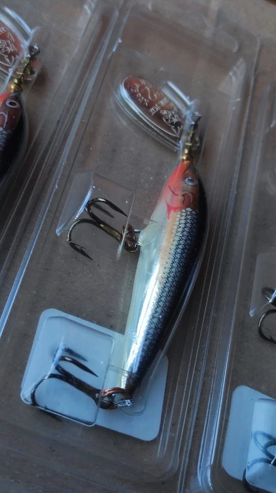 Lote 10 Blue Fox Vibrax Minnow Spin VMS7 9 Grames Color SS Nib - Imagen 3 de 4
