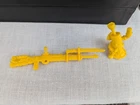 Vintage TMNT Mutant Military Dimwit Doughboy Rocksteady  Rifle, Bayonet & Mortar