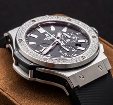 Hublot Big Bang 44 Original Steel Diamonds FACTORY $19K MSRP 301.SX.1170.RX.1104 8