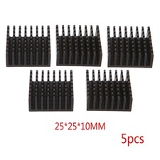 Cooling Heatsink Anodize Aluminum Heat Sink Radiator Electronic Chip Cooler 5Pcs