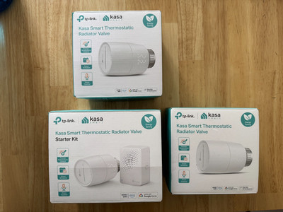 Komplettes TP-Link Kasa Smart-Heating-Set für 3 Heizkörper   Hub + 3 Thermostate