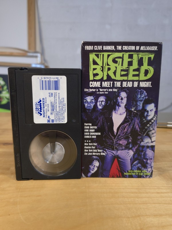 Night Breed BETAMAX! Not VHS, No Mold, Untested, VERY RARE