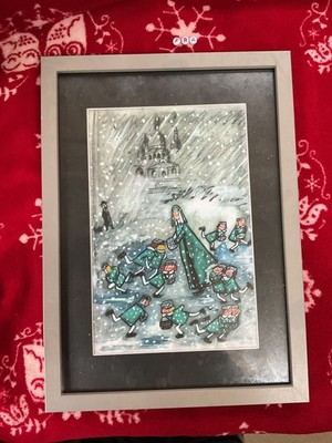 Madeline Kunstdruck von Ludwig Bemelmans - Galeriequalität - gerahmt, Pariser Ausgabe