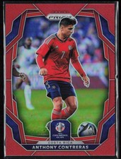 2024 Panini Prizm CONMEBOL Copa America #178 Anthony Contreras Red #/199