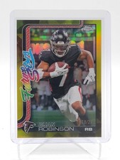 BIJAN ROBINSON 2025 TOPPS CHROME FUTURE STARS YELLOW #FS-9 /275 Q5692