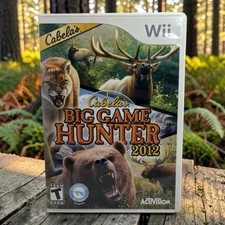 Cabela's Big Game Hunter 2012 (Nintendo Wii, 2011) Complete W/ Manual CIB