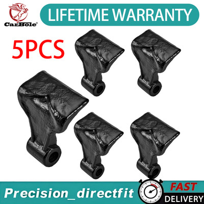 3.5'' Wide Replacement Steel Flail Hammer Blade Fits for Tractor Mower 5PCS Black