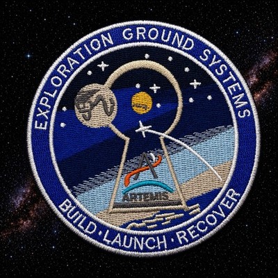 NASA ARTEMIS EXPLORATION GROUND SYSTEMS SPACE PATCH - 3.5 