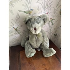 Dakin Cuddles Teddy Bear 8" Plush Green Stuffed Bow Vintage Rare Color
