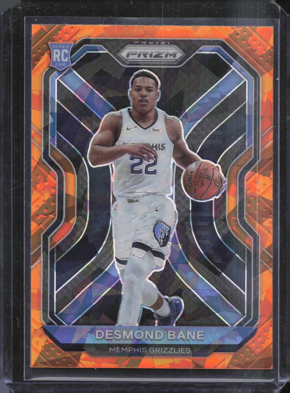 2020-21 Panini Prizm #297 Desmond Bane Orange Ice Prizms