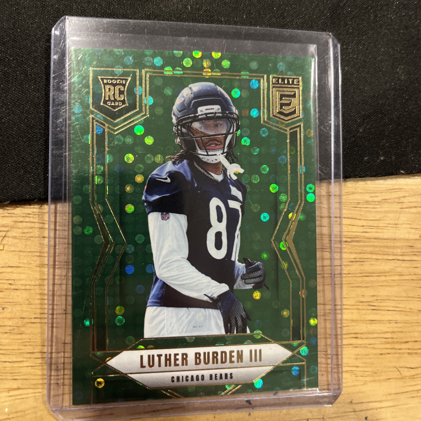 2025 Panini Donruss Elite - Rookies Luther Burden #118 Green Disco (RC)