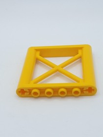 LEGO &reg; 64448 support column support wall 1x6x5 yellow from 7632 5887 int. Shipp.