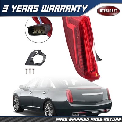 Driver Left Tail Light Assembly Fit For 2013-2017 Cadillac XTS Rear LED Chrome