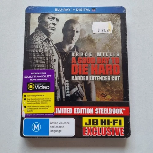 A Good Day To Die Hard : Limited Edition Steelbook (Blu-Ray, 2013) Region B NEW