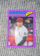 2026 Topps Heritage - Justin Martinez #263 Light Purple Border